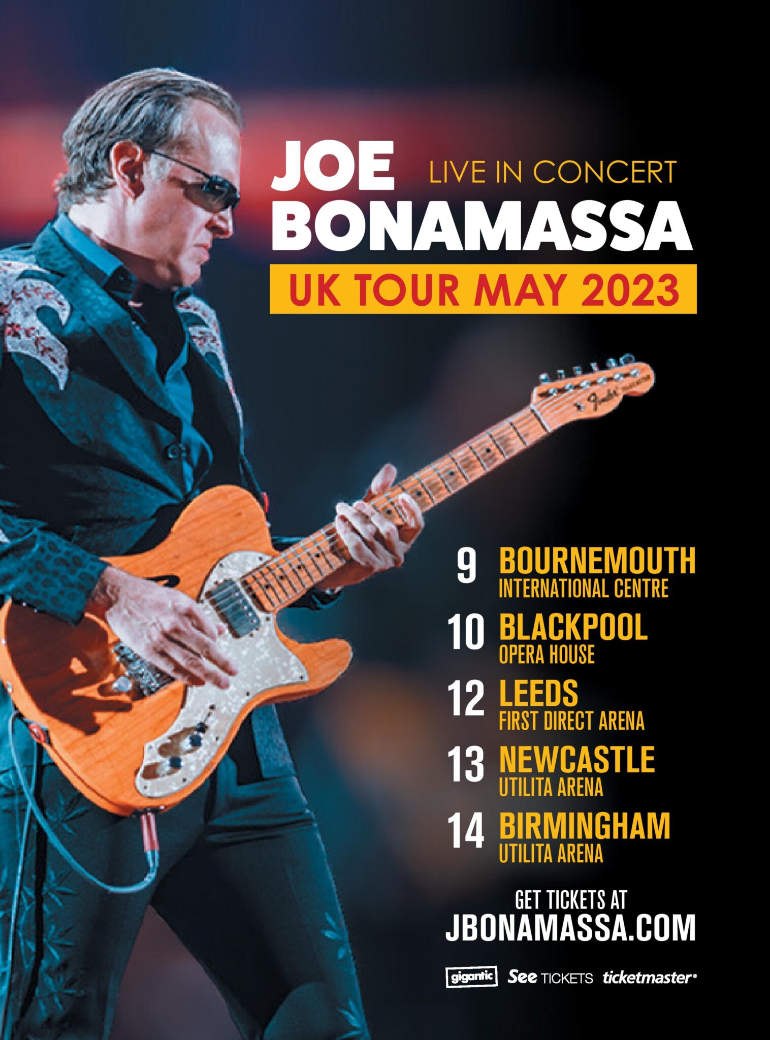 Joe Bonamassa announces May 2023 UK Arena Tour Devil's Gate Music
