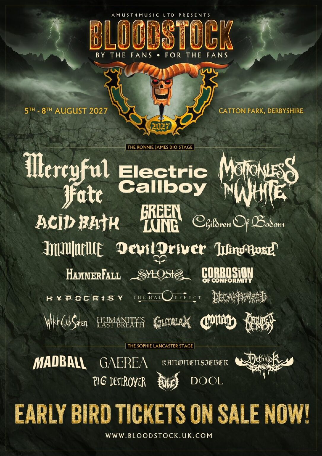 Sludge Gate BLOODSTOCK Reveal 27 Bands For 2027 Including All Headliners - Devil's ...